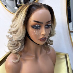 10 inch raw gray premium wig