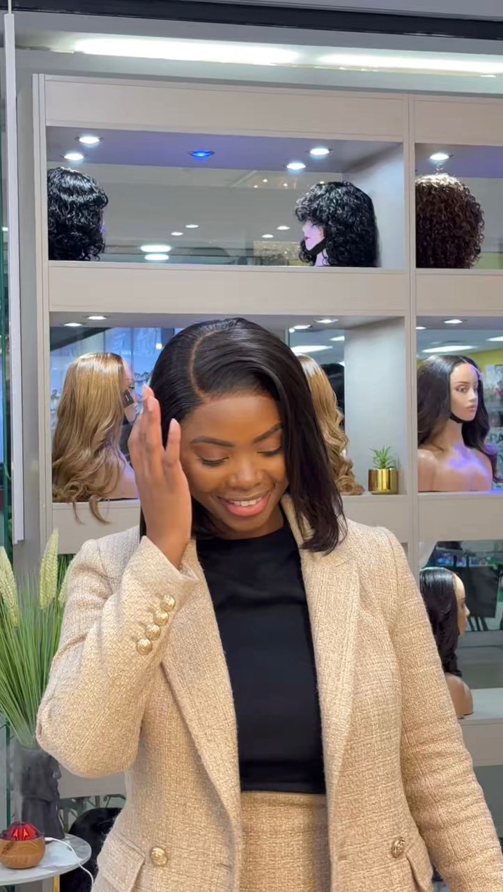 ✨ 10” HD 5x5 Raw Hair Bob Wig
