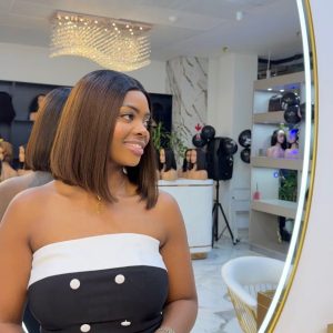 ✨ 10” Kim K Black Ombre Bob Wig ✨